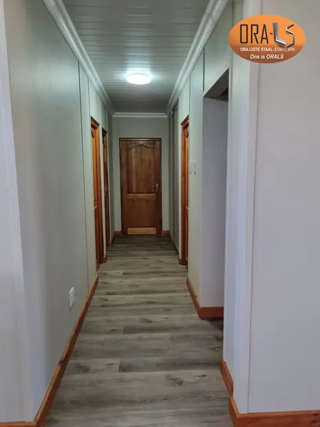 Residential house interior using ORALS-supplied structural systems and materials
