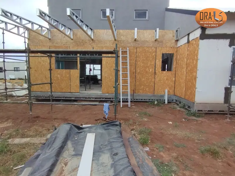 House foundation using ORALS-supplied structural systems and materials